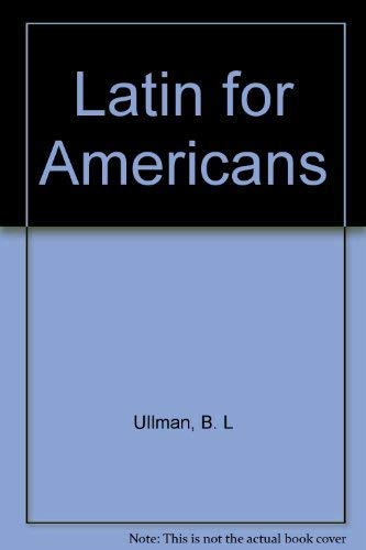 Imagen de archivo de Latin for Americans a la venta por HPB-Red