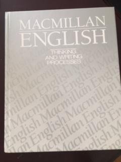 9780022425609: Macmillan English 12: Thinking And Writing Processes