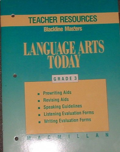 Stock image for Teacher Resources, Challenge, and Home Activites Blackline Masters Language Arts Today Grade 3 (Language Arts Today) for sale by Nationwide_Text