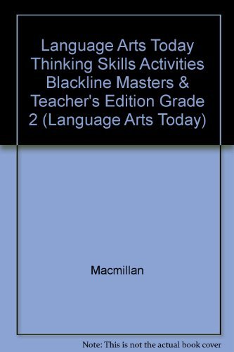 Beispielbild fr Language Arts Today Thinking Skills Activities-Blackline Masters & Teacher's Edition, Grade 2 (1991 Copyright) zum Verkauf von ~Bookworksonline~