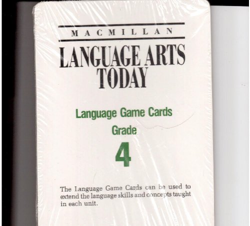 9780022436469: Language Game Cards Grade 4 (MacMillan Language Arts Today)