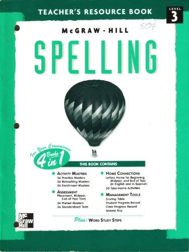 McGraw-Hill spelling: Teacher's resource book (9780022442446) by Temple, Charles