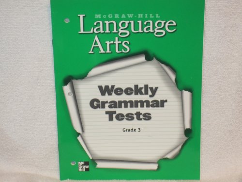 Stock image for Language Arts Weekly Grammar Tests Grade 3 for sale by Nationwide_Text