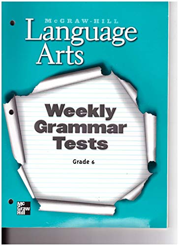 Stock image for Gr 6 Lang Arts Wkly Grammr TST for sale by Allied Book Company Inc.
