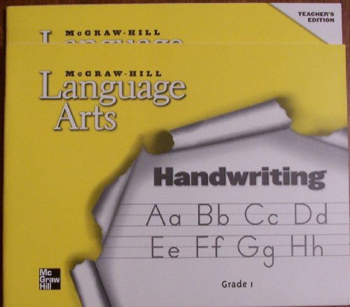 Stock image for McGraw-Hill Language Arts, Grade 1, Handwriting Manuscript Workbook/Blackline Masters (OLDER ELEMENTARY LANGUAGE ARTS) for sale by Nationwide_Text