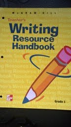 Imagen de archivo de McGraw-Hill Teacher's Writing Resource Handbook, Grade 1 (McGraw-Hill School Division) a la venta por Nationwide_Text