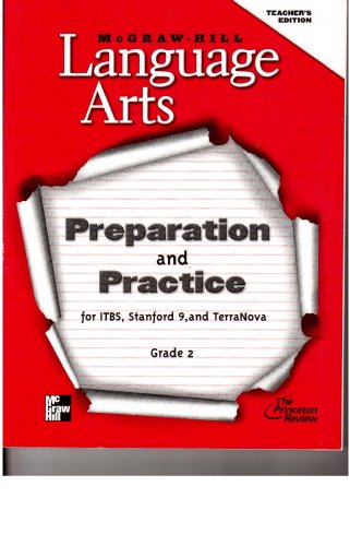 Imagen de archivo de Language Arts, Preparation and Practice for ITBS, Stanford-9, and TerraNova, Grade 2, teacher's edition, a la venta por Alf Books
