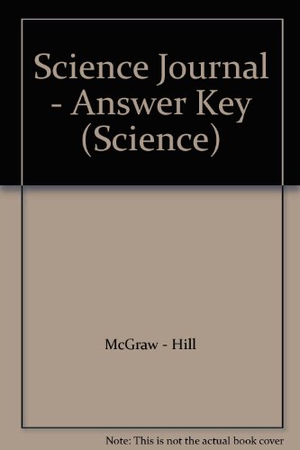 9780022781255: Science Journal - Answer Key (Science)