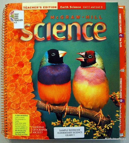 9780022805098: Teacher's Edition Earth Science Unit C and Unit D Grade 2 (McGraw-Hill Science)