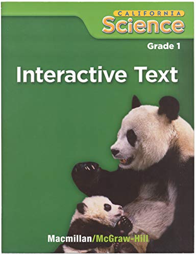 Stock image for California Science Grade 1 Interactive Text for sale by Better World Books: West