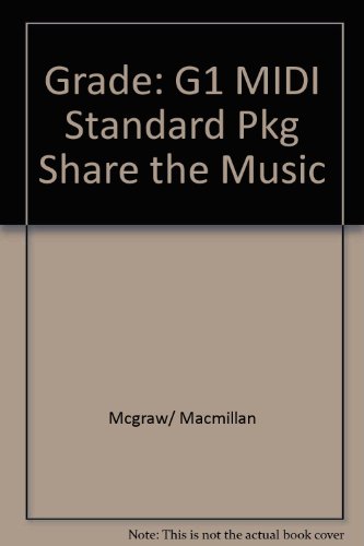 Stock image for Grade: G1 Midi Standard Pkg Share the Music for sale by Dailey Ranch Books