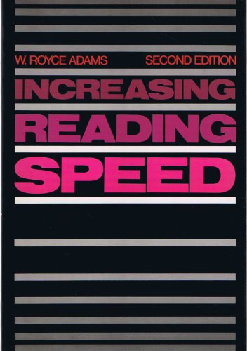 Stock image for Increasing Reading Speed for sale by ThriftBooks-Dallas