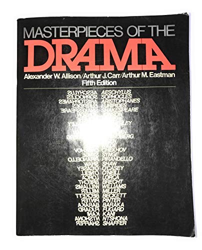 Stock image for Masterpieces of the drama for sale by Wonder Book