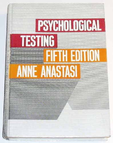 Imagen de archivo de Psychological Testing a la venta por Top Notch Books