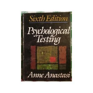 Stock image for Psychological Testing for sale by Better World Books