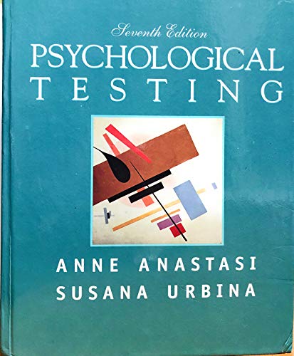 Imagen de archivo de Psychological Testing a la venta por Indiana Book Company