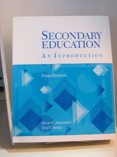 9780023040931: Secondary Education: An Introduction