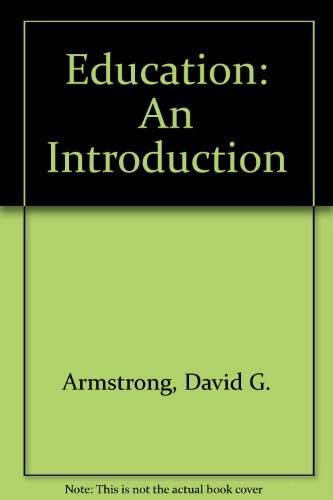 9780023041518: Education: An Introduction