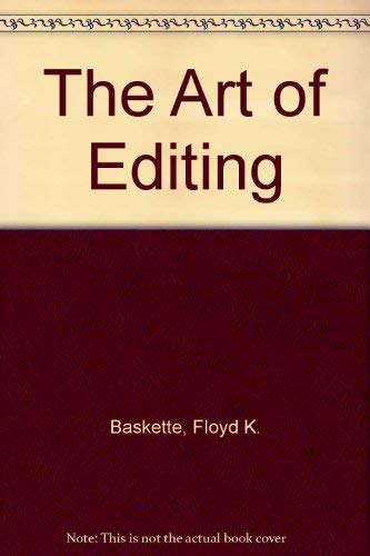 Imagen de archivo de The Art of Editing a la venta por Top Notch Books