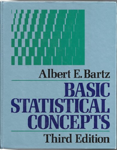 Beispielbild fr Basic Statistical Concepts zum Verkauf von Better World Books
