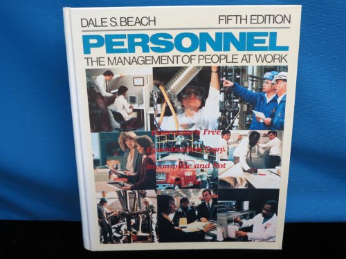 Stock image for PERSONNEL The Management of People At Work for sale by Neil Shillington: Bookdealer/Booksearch