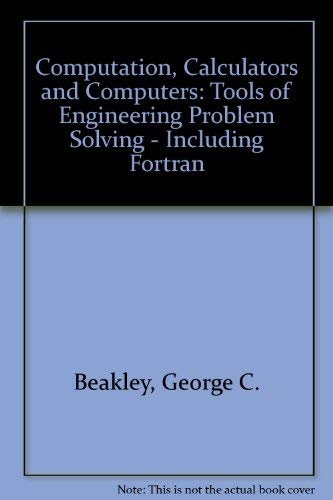 Stock image for Computation, Calculators, and Computers for sale by Top Notch Books