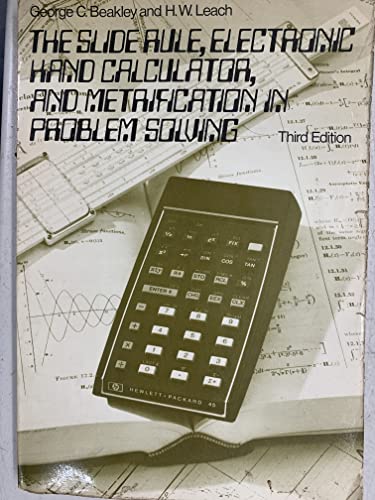 9780023072208: Title: The slide rule electronic hand calculator and metr