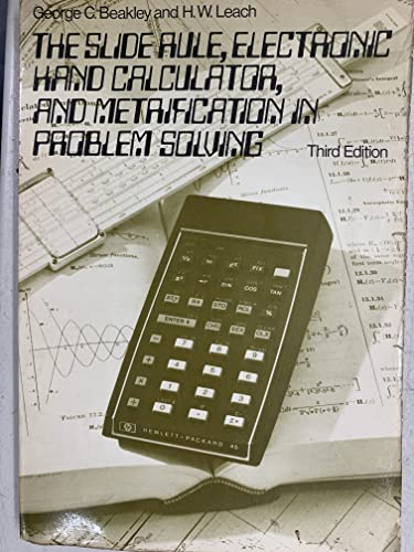 Stock image for The slide rule, electronic hand calculator, and metrification in problem solving for sale by ThriftBooks-Atlanta