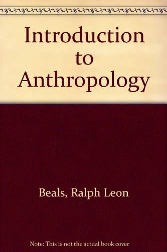 9780023074509: An Introduction to Anthropology