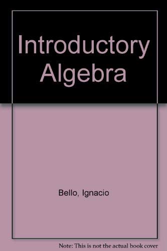 9780023079610: Introductory Algebra