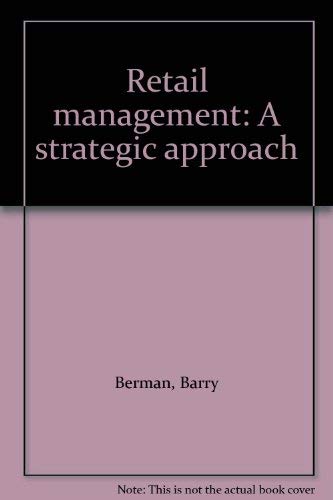 9780023085208: Retail management: A strategic approach