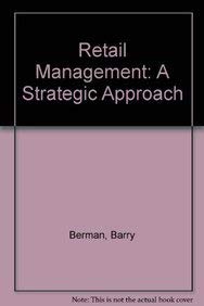 Imagen de archivo de Retail Management: A Strategic Approach a la venta por Ergodebooks