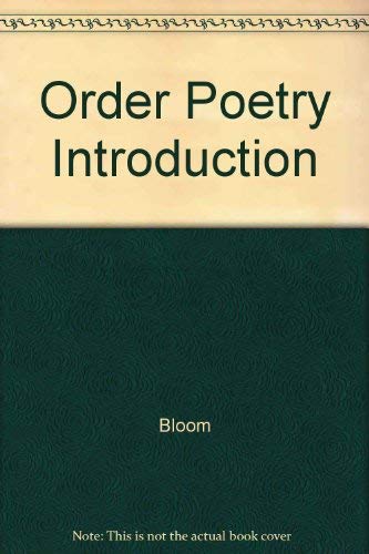 Stock image for The Order of Poetry: An Introduction for sale by Ergodebooks