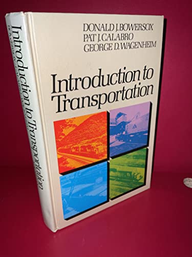 Imagen de archivo de Introduction to Transportation a la venta por Irish Booksellers