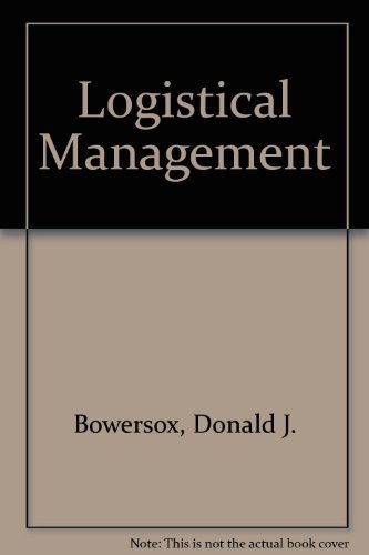 Stock image for Logistical Management for sale by Better World Books