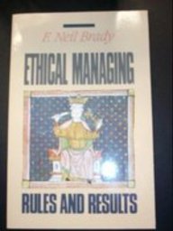 Imagen de archivo de Ethical Managing: Rules and Results a la venta por Red's Corner LLC