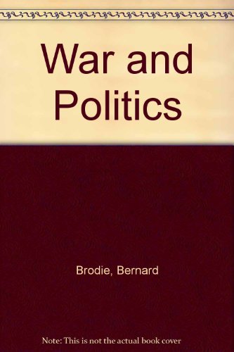 9780023150500: War and Politics