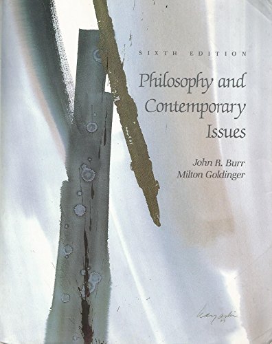 Beispielbild fr Philosophy and Contemporary Issues zum Verkauf von HPB-Red