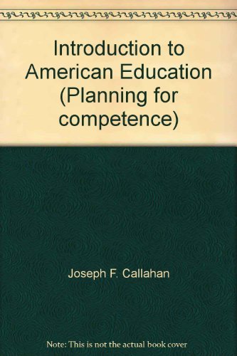 9780023182402: Title: Introduction to American education Planning for co