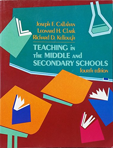 Imagen de archivo de Teaching in the Middle and Secondary Schools a la venta por Ergodebooks