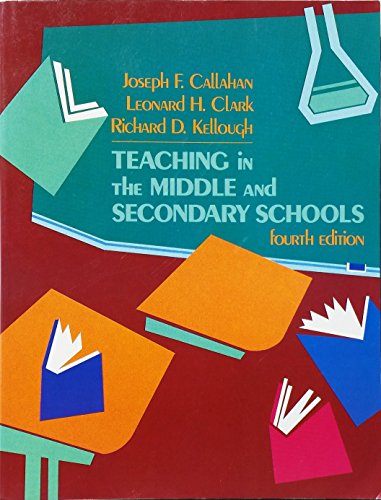 Stock image for Teaching in the Middle and Secondary Schools for sale by Ergodebooks