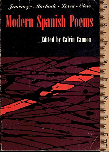 9780023188701: Modern Spanish poems;