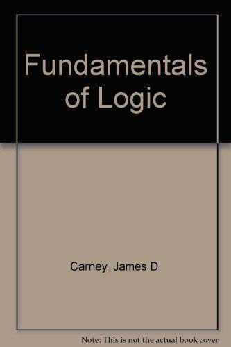 Stock image for Fundamentals of Logic for sale by Ergodebooks
