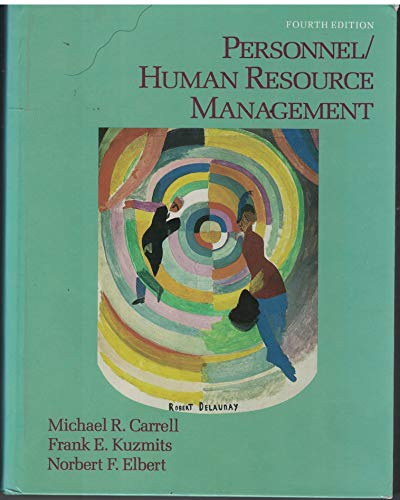 Imagen de archivo de Personnel/Human Resource Management a la venta por ThriftBooks-Atlanta