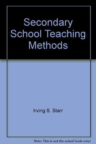 Imagen de archivo de Secondary School Teaching Methods a la venta por Better World Books: West