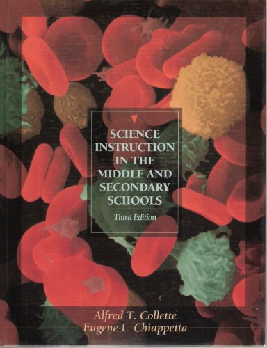 Stock image for Science Instruction in the Middle and Secondary Schools for sale by Irish Booksellers