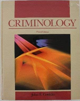 Stock image for Criminology for sale by Ergodebooks