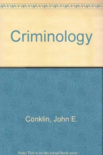 Stock image for Criminology for sale by Red's Corner LLC