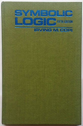 9780023249907: Symbolic Logic