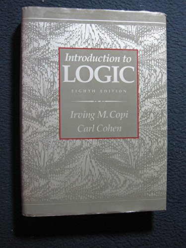 9780023250354: Introduction to Logic